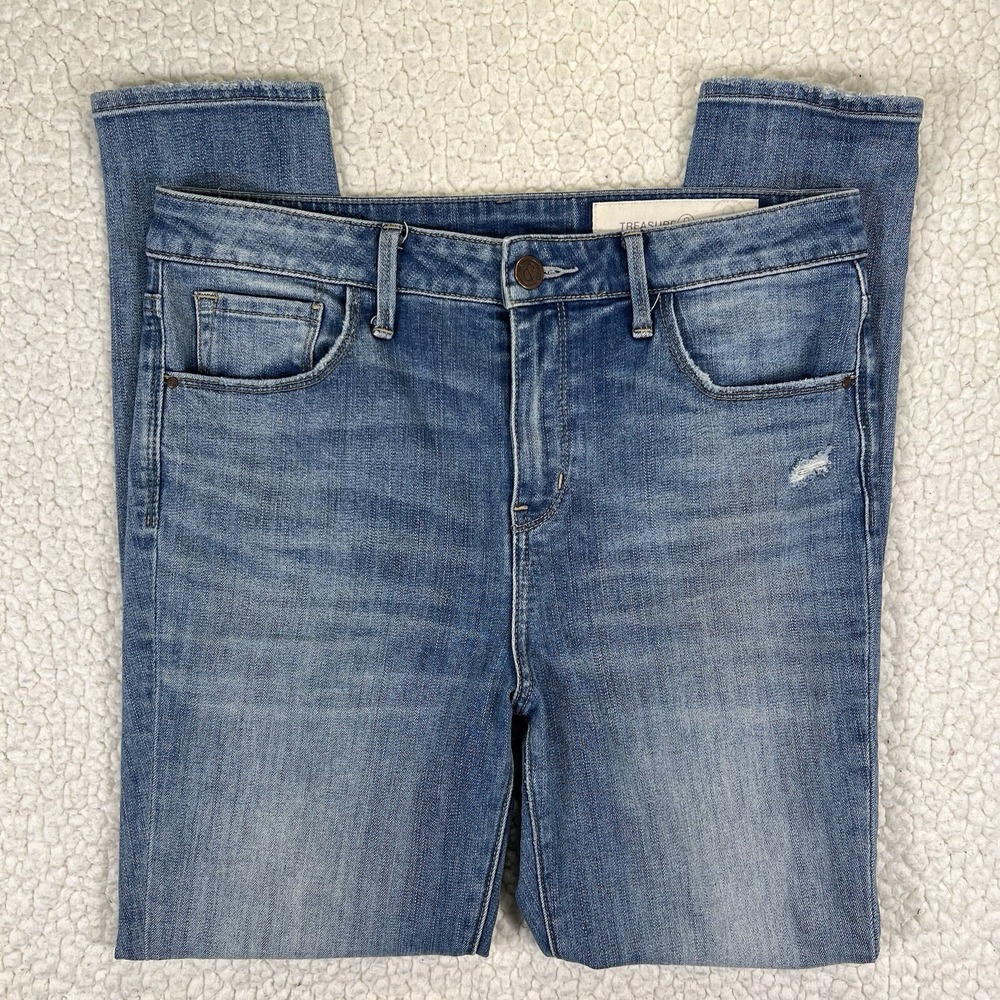 Treasure & Bond Skinny Jeans Women's 28 (Actual 30x27) Minimalist Boho Casual